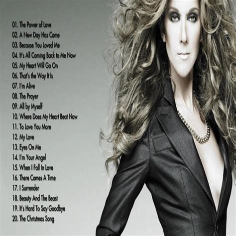 lieder celine dion|Celine Dion greatest hits.